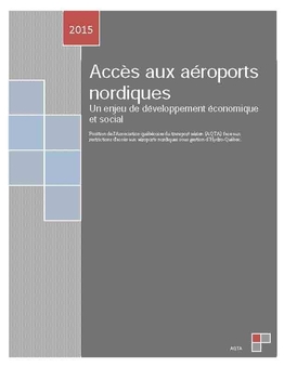 Mémoire-Accès aux aéroports nordiques (juin 2015)